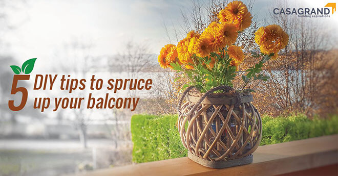 5 DIY Tips to Spruce Up Your Balcony