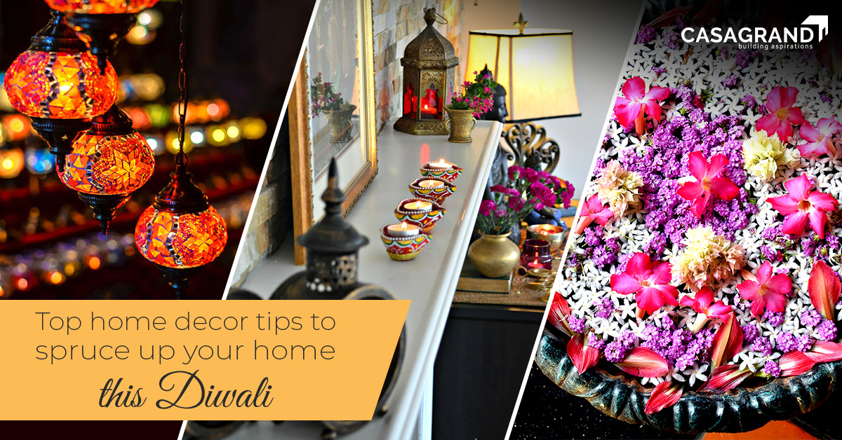 Top home decor tips to spruce up your home for this Diwali.