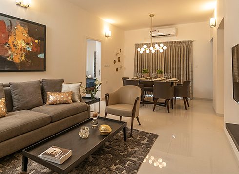 Casagrand First City - 3 BHK Living & Dining View
