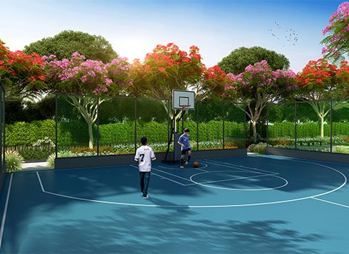 Casagrand First City Amenities - Basket Ball Court View