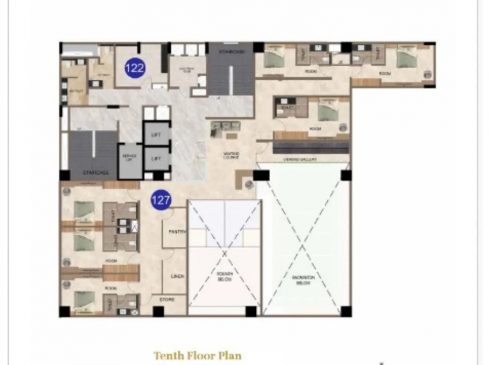 Casagrand Mercury Club House Tenth Floor Plan