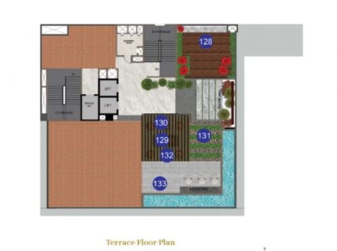 Casagrand Mercury Club House Terrace Floor Plan