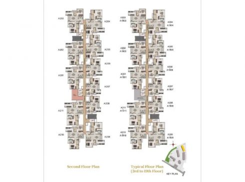 Casa Mercury Galaxy 1 Tower 1 - Floor Plan