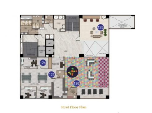 Casagrand Mercury Club House First Floor Plan