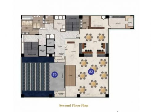 Casagrand Mercury Club House Second Floor Plan