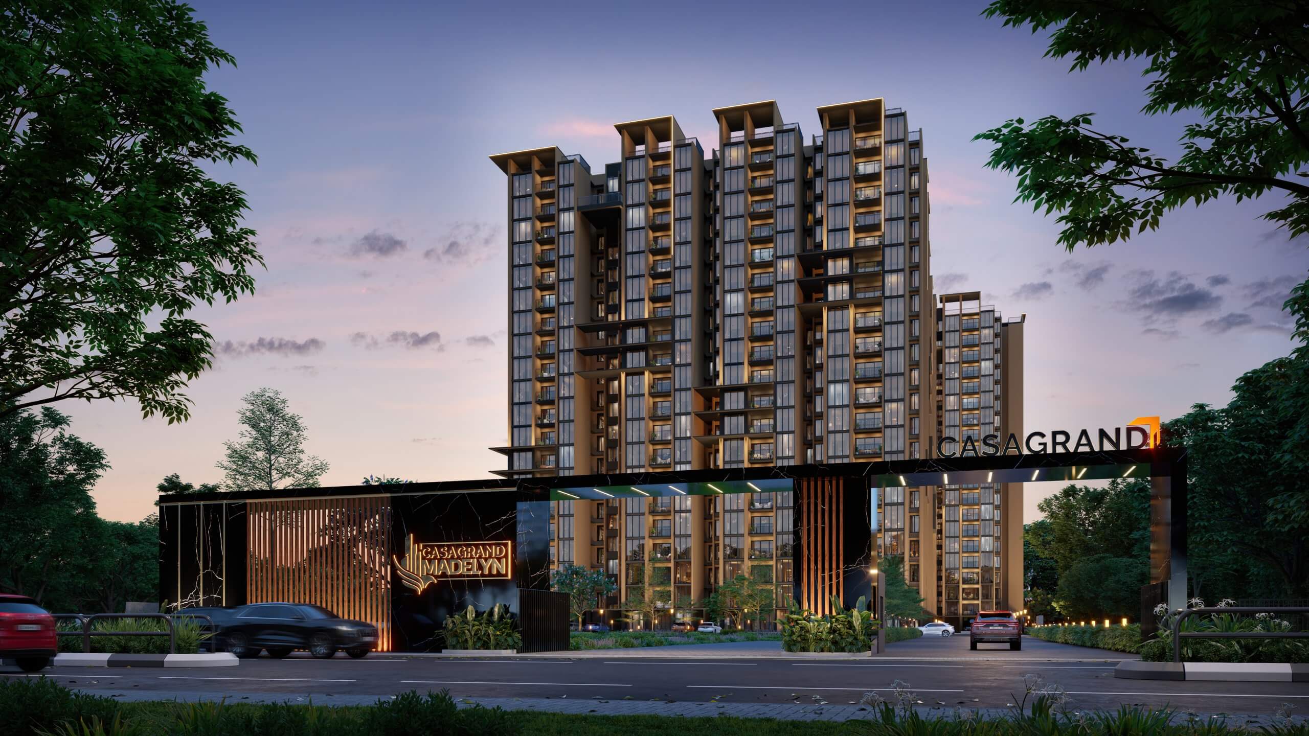 Casagrand Madelyn Front gate - flats in Palavaram, Chennai